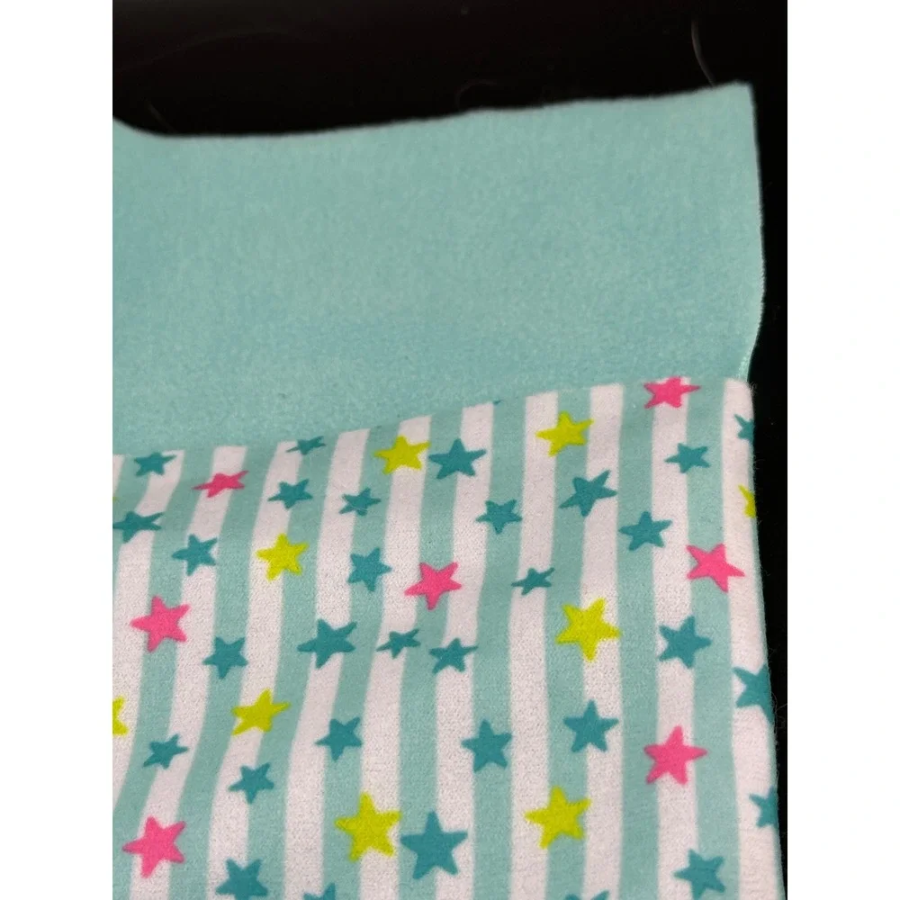 Barbie Mattel Double‎ Sleeping Bag Green Stars Fashion Doll